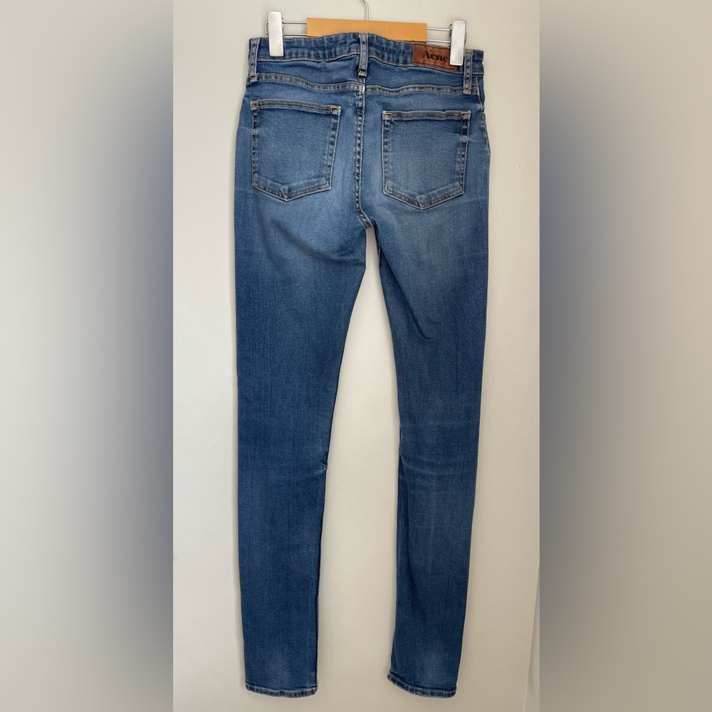 Acne Studios Flex Fresh Long Jeans Women’s Size 29/34 Tall Skinny Slim - Picture 4 of 10